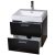 22.75" Single Bathroom Vanity Set in Black TN-T580-BK