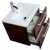 Caen 23.5" Single Bathroom Vanity Set in Walnut Optional Mirror RS-DM600-WN