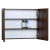 Medicine Cabinet w Mirror Walnut 31.5 in. W x 26 in. H TN-TB800-MC-WN