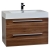 31.5" Wall-Mount Contemporary Bathroom Vanity Set in Walnut TN-M800-WN