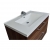 33.5" Wall-Mount Contemporary Bathroom Vanity Set in Walnut TN-TA860-WN