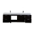 Monza 71" Contemporary  Double Vanity Set Espresso RS-DM1810-ESP