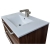 Modern wall Mount Bathroom Vanity cbi Walnut RS-DM800-WN