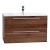 Nola 35.5" Wall-Mount Modern Bathroom Vanity Walnut TN-T900C-WN