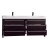 Buy VINNCE 71 Inch Contemporary  Double Vanity Set Espresso TN-LX1810-WG on ConceptBaths.com , FREE SHIPPING