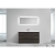 CBI Edison 59 Inch Single Modern Bathroom Vanity Char Oak TN-ED1500S-CO