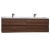 Angela 71" Contemporary Double Wall Mounted Walnut TN-AG1800-1-WN7