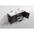 Buy CBI Enna 59 Inch Double Modern Bathroom Vanity Grey Oak TN-LA1500D-HGW on www.conceptbaths.com, FREE SHIPPING