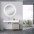 24"D Circular LED Illuminated Bathroom / Vanity Wall Mirror LAM-005