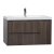 35.25" Angela Wall Mounted Modern Single Vanity Grey Oak TN-AS900-GO