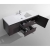 Buy 59 Inch Angela Wall Mounted Modern Single Vanity in Char Oak TN-AG1500-1S-CO  | Conceptbaths.com