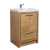 CBI Enna 23.5-inch Modern Bathroom Vanity in Rough Natural Oak  TN-LA600-NRO