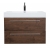 31.5" Wall-Mount Contemporary Bathroom Vanity, Rose wood,  TN-M800-RW