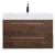 35.5" Wall-Mount Contemporary Bathroom Vanity Rosewood TN-M900-RW