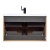 Angela 35.4" Wall-Mount Bathroom Vanity , Natural Oak TN-AG900-1-NO