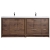 Enna 70.8" Free Standing  Double Sink Bathroom Vanity , Rosewood