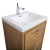 CBI Enna 23.5-inch Modern Bathroom Vanity in Rough Natural Oak  TN-LA600-NRO