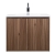 Alisson 27.6" Wall-Mount Bathroom Vanity, Walnut