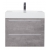 27" Wall Mounted Bathroom Vanity, Cement Grey