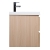 Angela 35.4" Wall-Mount Bathroom Vanity , White Oak TN-AG900-1-WO