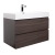 Angela 31.5" Wall-Mount Bathroom Vanity, Char Oak TN-AG800-CO