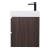 Angela 31.5" Wall-Mount Bathroom Vanity, Char Oak TN-AG800-CO