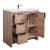 Evan 35.5" Modern Bathroom Vanity Red Oak TN-EV900-RO