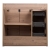 Evan 35.5" Modern Bathroom Vanity Red Oak TN-EV900-RO