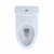 TOTO Aquia IV 0.9 / 1.28 GPF Dual Flush Two Piece Elongated Toilet -WASHLET+ CONNECTION  - Seat Included