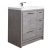 CBI Enna 36  Inch Modern Bathroom Vanity Cemeng Grey, TN-LA900R-CG