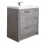 CBI Enna 36  Inch Modern Bathroom Vanity Cemeng Grey, TN-LA900R-CG