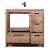 Enna 36 Inch Modern Bathroom Vanity in ,Natural Oak