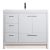 CBI 42 Inch Enna Hight Gloss White Modern Bathroom Vanity, Gloss White