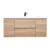 Angela 48" Wall Mounted Modern Single Vanity, Red Oak TN-AG1200-RO