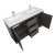CBI Enna 59 Inch Double Bathroom Vanity Grey Oak TN-LA1500D-COCBI Enna 59 Inch Double Bathroom Vanity Grey Oak TN-LA1500D-CO