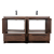 Enna 60" Free Standing Bath Vanity with Double Sink,Rosewood