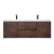 Angela 60" all Mounted Modern Double Sink Vanity  Rosewood