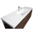 Angela 60" Wall Mounted Modern Single Vanity,  Rosewood