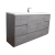 CBI Edison 60 Inch Single Modern Bathroom Vanity , Cement Grey TN-ED1500S-CG