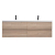 Angela 63" Wall-Mount Bathroom Double Vanity, Red  Oak TN-AG1600-RO