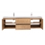 Andes 72" Contemporary Double Wall Mounted , Natural Oak TN-AD1800-1-NO