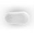 Allure Acrylic Freestanding Soaking Bathtub  55" x 31"