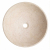 16 Inch Round Natural Galala Stone Vessel Sink  LM-W4012GL