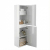 Angela 16 inch Wall Mounted Linen Cabinet in Gloss White