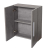Over-the-toilet Wall Mounted Medicine Cabinet, Cement Grey Over-the-toilet Wall Mounted Medicine Cabinet, Cement Grey