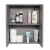 Over-the-toilet Wall Mounted Medicine Cabinet, Cement Grey Over-the-toilet Wall Mounted Medicine Cabinet, Cement Grey