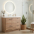 Buy CBI 42 Inch Modern Bathroom Vanity TN-LA1065R-RO, Red Oak on ConcepBaths.com