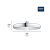 Grohe 26409000 TEMPESTA 210 SHOWER HEAD, 8" - 1 SPRAY, 1.75 GPM ( (6.6 L/min) GROHE StarLight Chrome