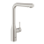 GROHE 30271DC0 Essence Single-Handle Pull-Out Kitchen Faucet Dual Spray 1.75 GPM (6.6 L/min) SuperSteel InfinityFinish