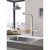 GROHE 30271DC0 Essence Single-Handle Pull-Out Kitchen Faucet Dual Spray 1.75 GPM (6.6 L/min) SuperSteel InfinityFinish
